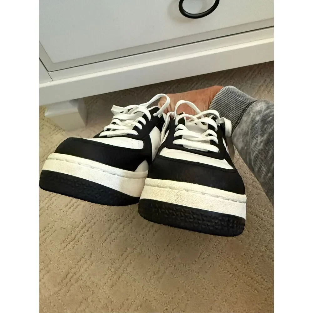 EUC Alo Recovery Mode Sneaker Black/White W7/M5.5